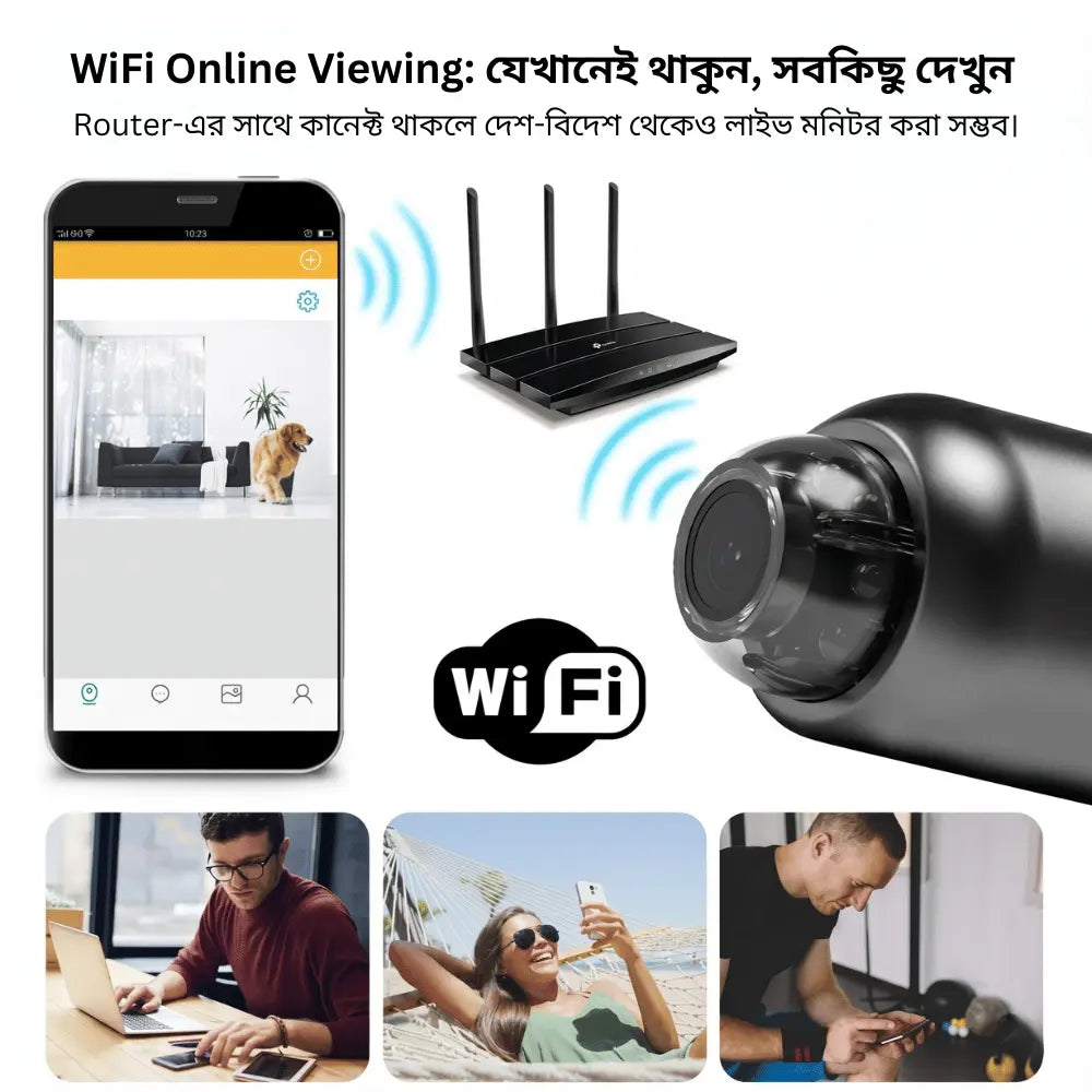 Full HD 1080P Nano Camera - বাসা, দোকান, অফিস বা গোডাউনের নিরাপত্তা নিয়ে চিন্তা আর নয়