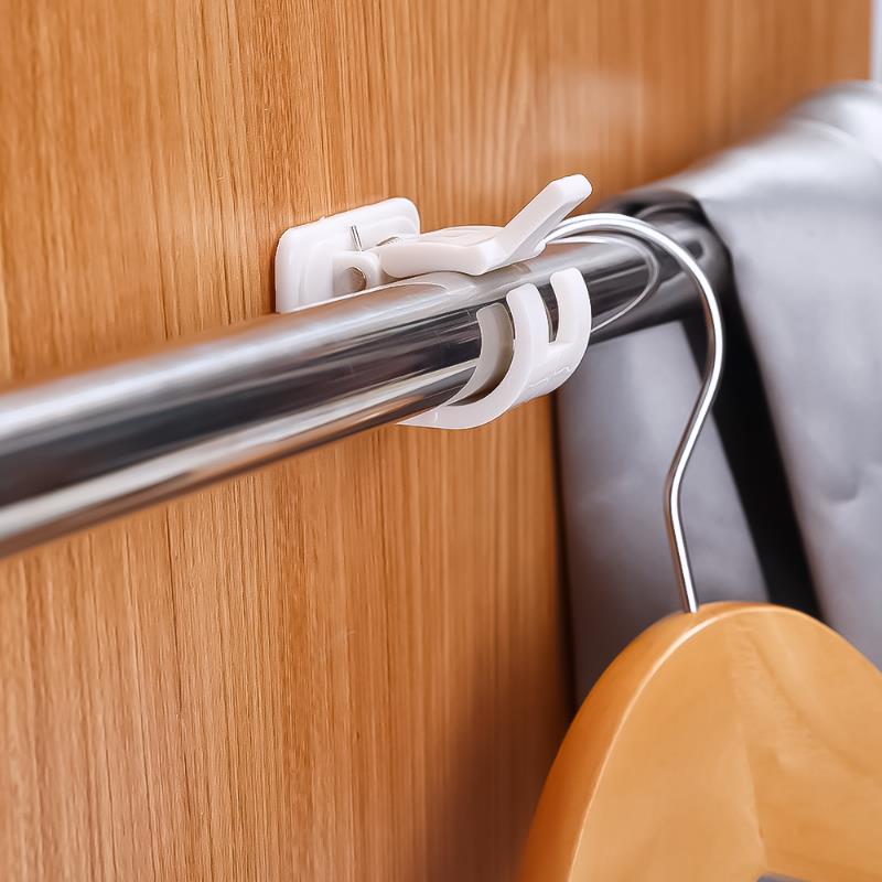 4Pcs Self Adhesive Curtain Hooks - ড্রিল ছাড়াই পর্দার রড লাগান মাত্র ১ মিনিটে 🏠