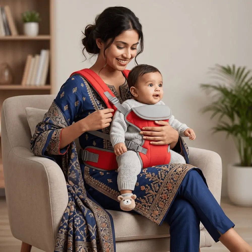 Premium Baby Carrier For Busy Mom - শিশু থাকবে বুকে, তবে দুই হাত একদম ফ্রি!