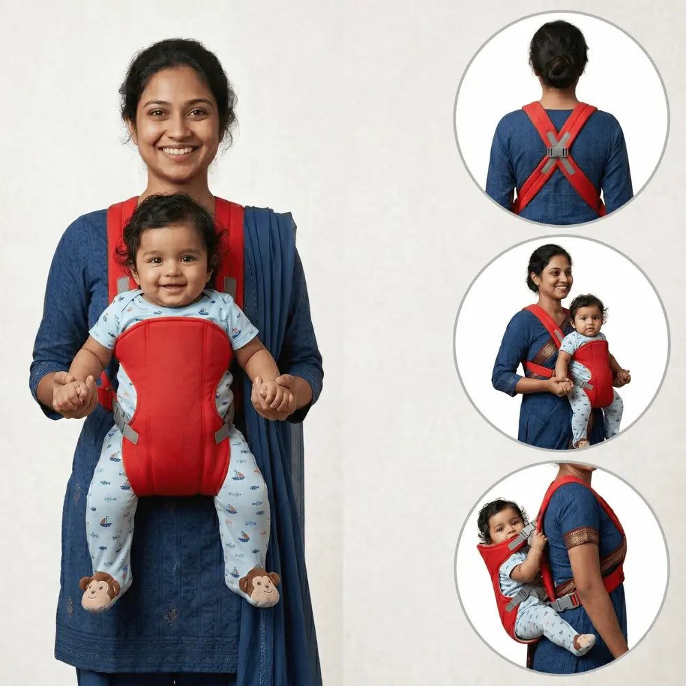 Premium Baby Carrier For Busy Mom - শিশু থাকবে বুকে, তবে দুই হাত একদম ফ্রি!