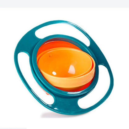 ২ পিস 360° Rotatable Spill-Proof Bowls - শত চেষ্টায়ও বেবি আর খাবার ফেলতে পারবে না 👶