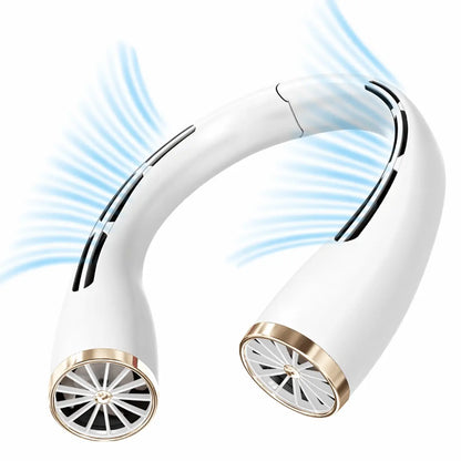 Rechargeable Air Cooler Hanging Neck Fan
