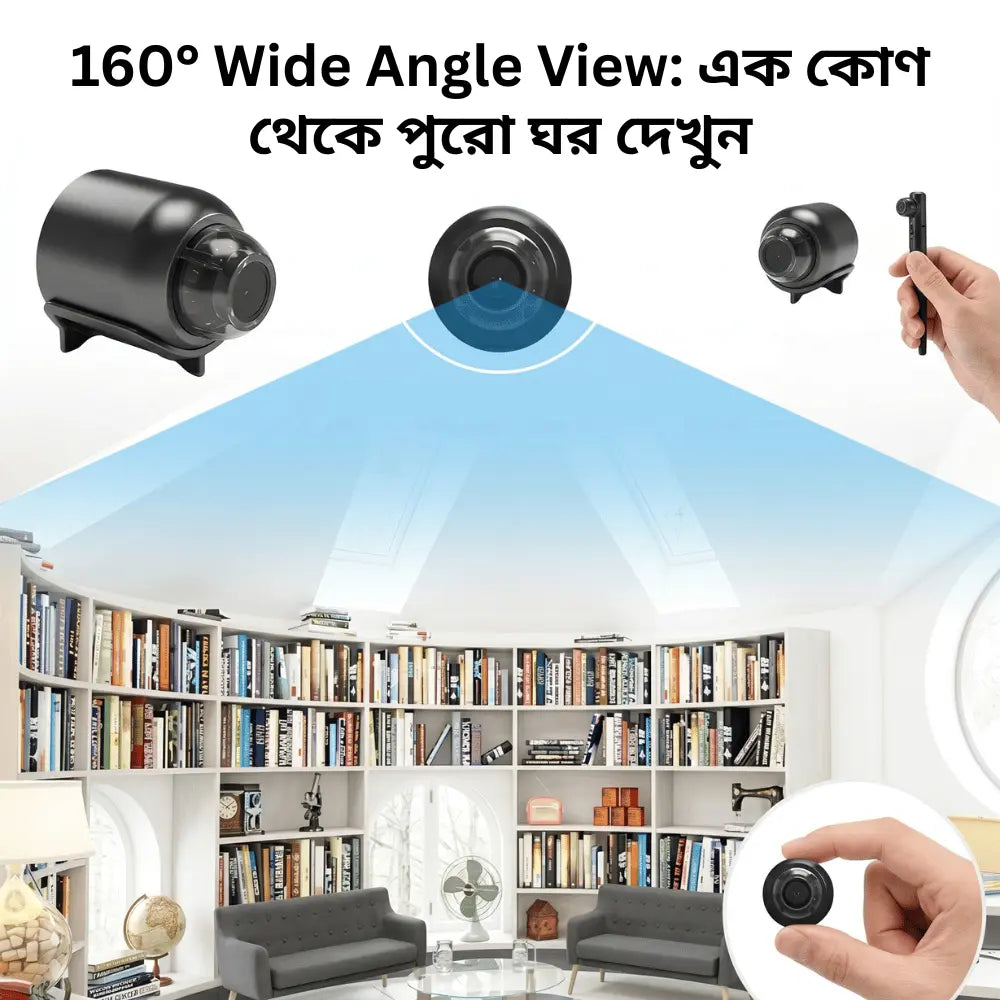Full HD 1080P Nano Camera - বাসা, দোকান, অফিস বা গোডাউনের নিরাপত্তা নিয়ে চিন্তা আর নয় 