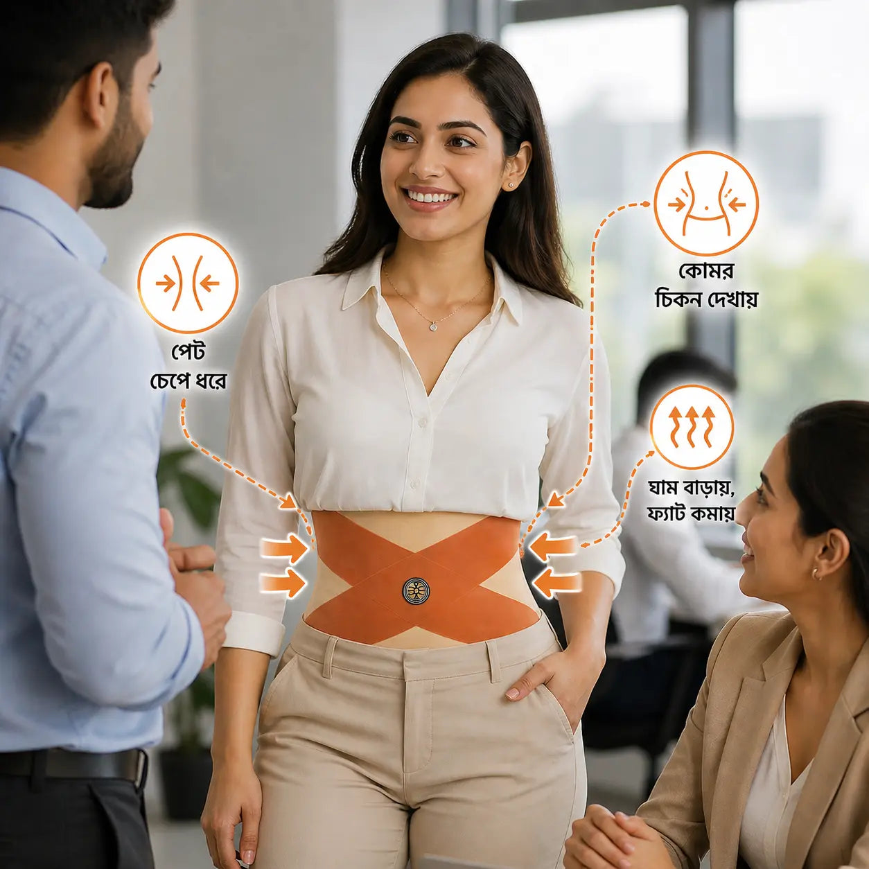 Magnetic Waist Support Slim Belt – ভুঁড়ি নিয়ে টেনশন আর নয়