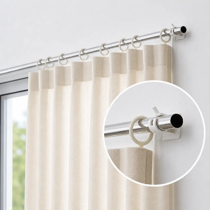 4Pcs Self Adhesive Curtain Hooks - ড্রিল ছাড়াই পর্দার রড লাগান মাত্র ১ মিনিটে 🏠