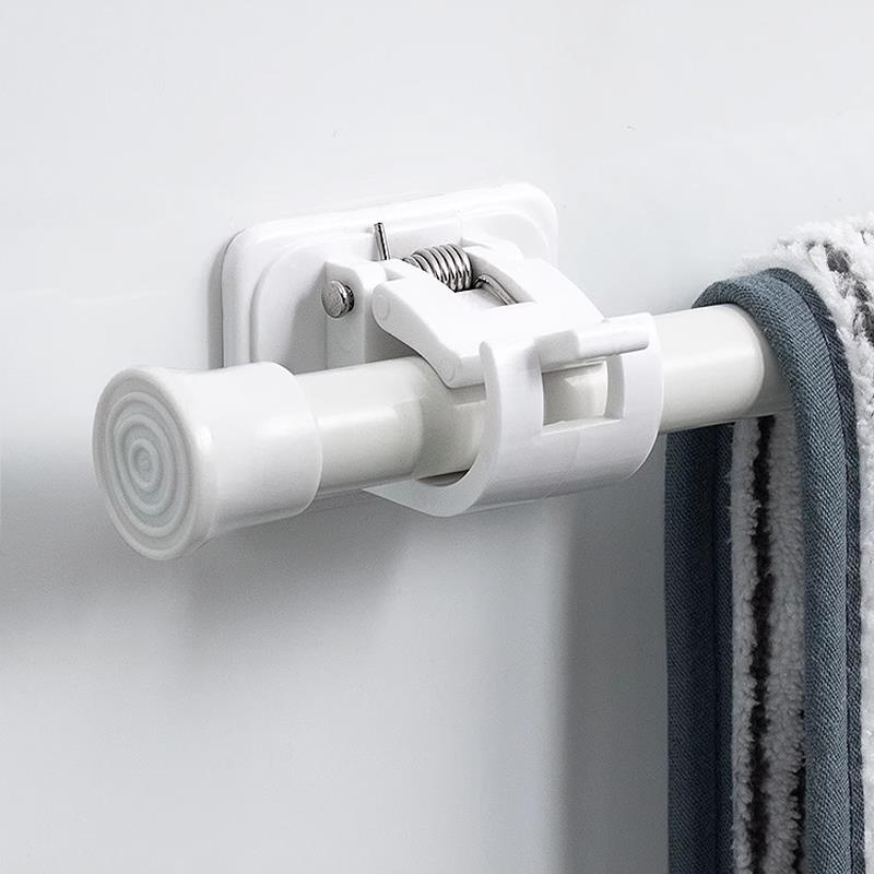 4Pcs Self Adhesive Curtain Hooks - ড্রিল ছাড়াই পর্দার রড লাগান মাত্র ১ মিনিটে 🏠